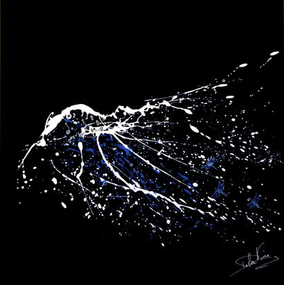L\'envol 2 - a Paint Artowrk by Josiane Debatisse